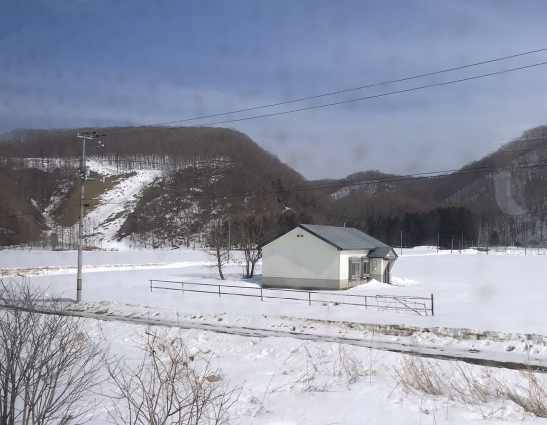 北海道の雪景色